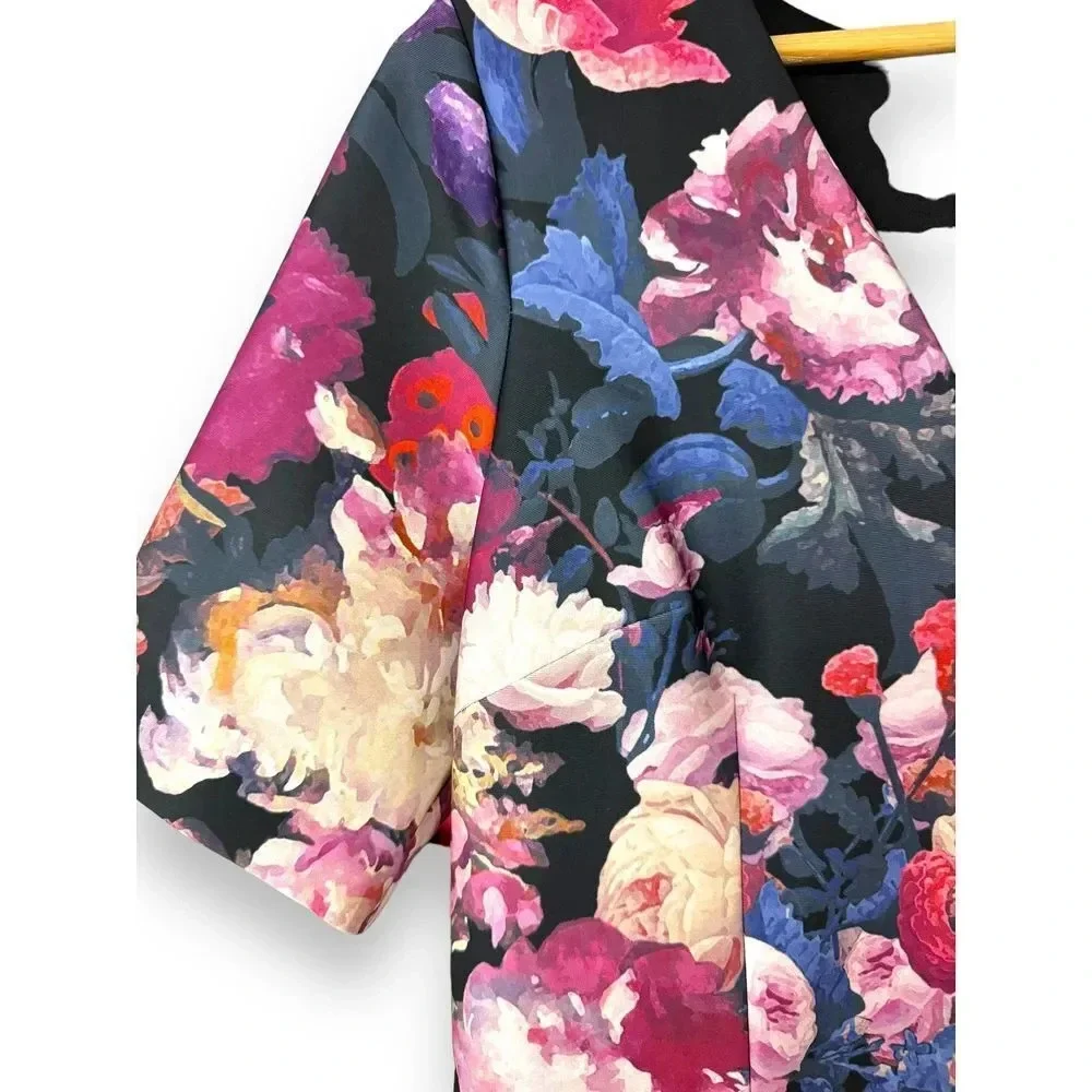 Adrianna Papell Floral Printed‎ Scuba Sheath Dress ( Size 10) - Picture 5 of 12